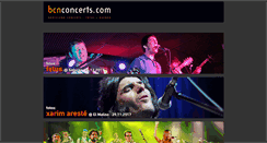 Desktop Screenshot of bcnconcerts.com